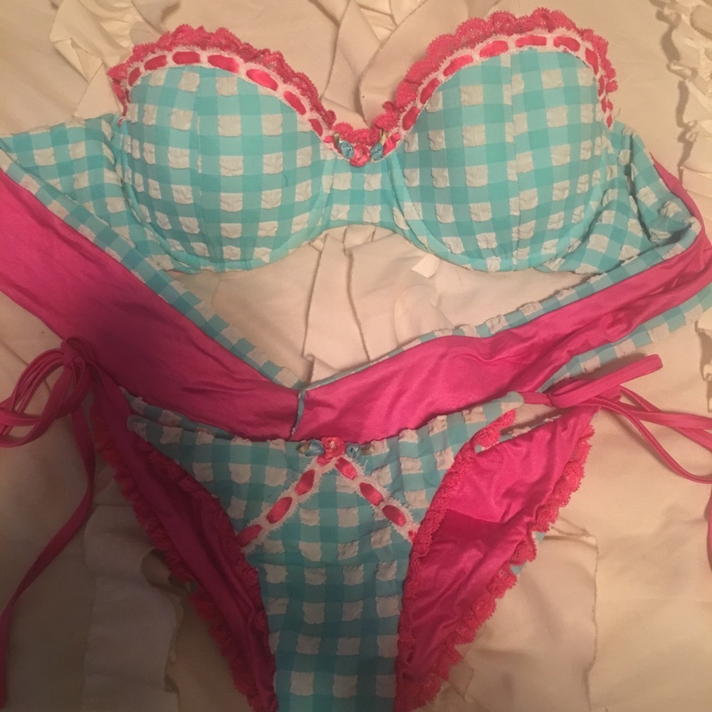 Beach Bunny Hot Summer Nights Gingham Bikini